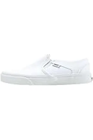 Vans Asher, Zapatillas Deportivas, Mujer, (Checkerboard) White/White, 40 EU