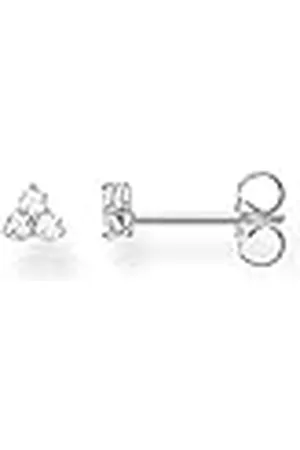 Thomas Sabo Pendientes Individuales Piedras Blancas Plata de Ley 925 H2138-051-14