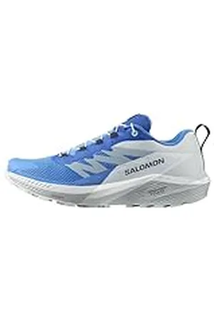Salomon Sense Ride, Zapatillas de Trail Running Hombre, Sense Ride 5 Ibiza Blue/Lapis Blue/White, 45 1/3 EU