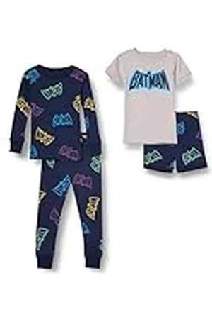 Amazon DC Conjuntos de Pijama Ceñidos de Algodón Unisex Niño, , 8 años