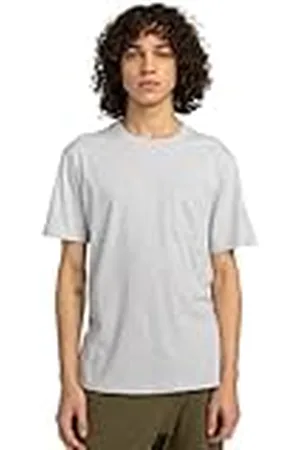 Element Top de Punto de Manga Corta Icon Label Pocket SS Gris S