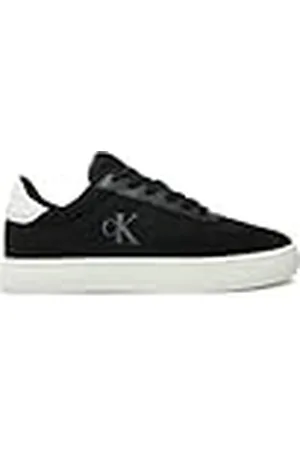 Calvin Klein Sneaker con suela cupsole Hombre Classic Low Top, Negro (Black/Bright White), 41