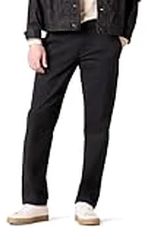 Amazon Pantalón Chino elástico de Corte Recto y Estilo Informal Hombre, , 38W / 29L