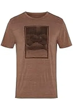 mc kinley McKINLEY Rago UX T-Shirt Camiseta para Hombre, Melange/NAVYDARK/GRE, Large
