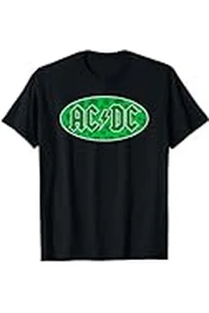 AC/DC Logotipo clásico ovalado verde de Shamrock Camiseta