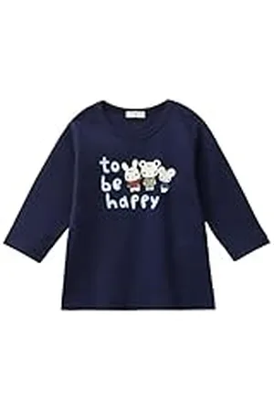 Benetton Camiseta M/L 3i9wa1057, , 62 cm para Bebés