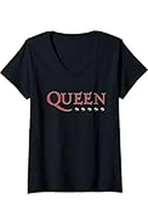 Queen Logo oficial de Camiseta Cuello V