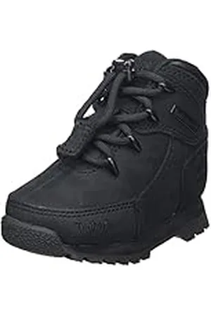 Timberland Euro Rock (Toddler), Chukka/Mid Unisex niños, Negro (Black Nubuck), 27 EU