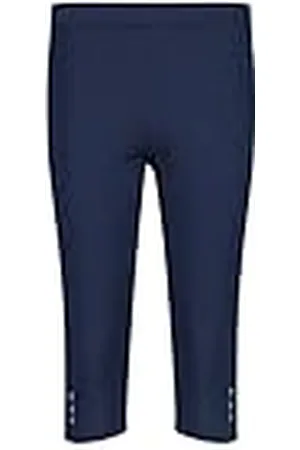 CMP Pantalón elástico para Mujer, Color Azul, Blanco, 48
