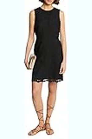Morgan Vestido corto recto encaje Negro 34