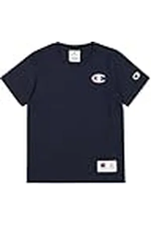 Champion Legacy Retro Sport B (306853) - Camiseta SS con cuello redondo, azul marino (NNY), 3-4 años (XXS) Niños FW24
