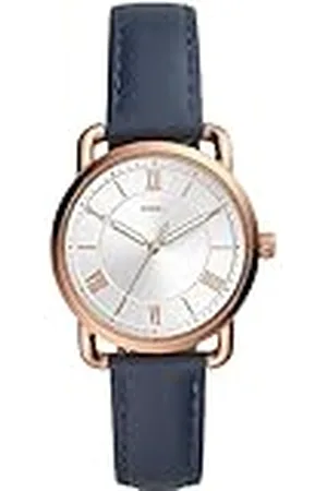 Fossil Copeland Reloj para mujer, movimiento de cuarzo con correa de acero o piel, , 34MM