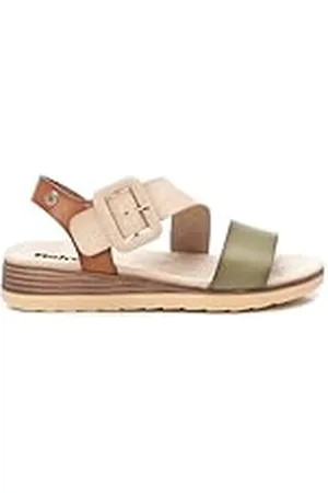 Refresh Sandalia Mujer Hielo - Calzado Cómodo y Versátil - Moda casual - Modelo 17284404 (Talla 37)