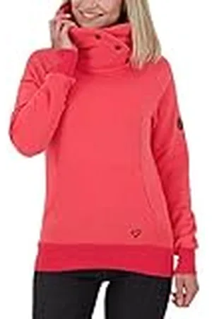 alife kickin Violetak A Sweat Sudadera para Mujer con Cuello Alto, XS-XXL, Coral Melange