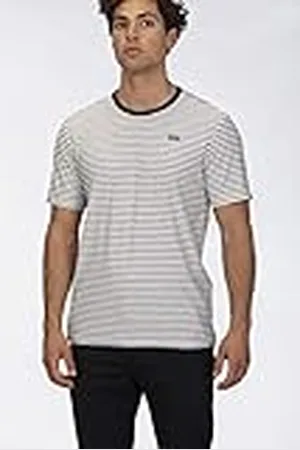Hurley M Feeder Stripe S/S Camisa, Hombre, White, XXL