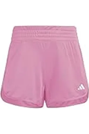 adidas Pacer Essentials - Pantalón Corto de Punto de Talle Alto para Mujer, Talla M, 5 Pulgadas
