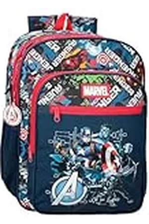 Marvel Joumma Avengers Legendary Mochila Escolar Adaptable a Carro 30x40x13 cms Poliéster 15,6L