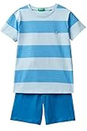 Benetton Pig(T-Shirt+Short) 3ERS0P06G Juego de Pijama, , L para Niños