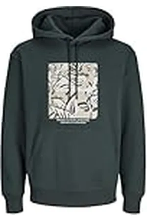 JACK & JONES Jorvesterbro Newton Boxfront Sweat BF Sudadera con Capucha, , S para Hombre