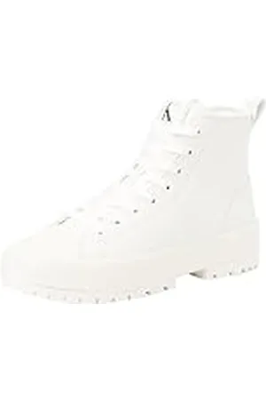 Calvin Klein Jeans LUGGED HYBRID MID OH MG NAPPA Zapatillas deportivas Mujer, Blanco (Bright White), 41 EU