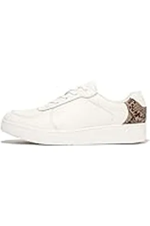 FitFlop Rally Snakeprint-backtab-Zapatillas de Piel con Panel, Zapato Mujer, , 43 EU