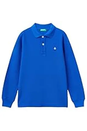 Benetton Camiseta Polo M/L 3089c300z Camisa, , 160 cm para Niños