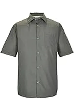 Killtec Hombres Camisa Funcional KOS 252 MN WVN SHRT, Green, M, 41357-000