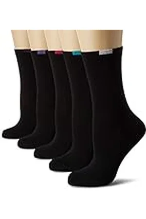 Dim Pack De 10 Pares De Calcetines De Mezcla De Algodón Eco Mujer x10, Negro, Talla única