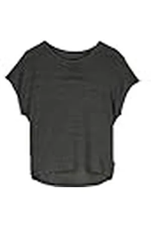 ECOALF Camiseta Mujer Anialf, de Lino, con Cuello Redondo, Camiseta Manga Corta, Transpirable y Cómoda, T-shirt, Talla M, Color