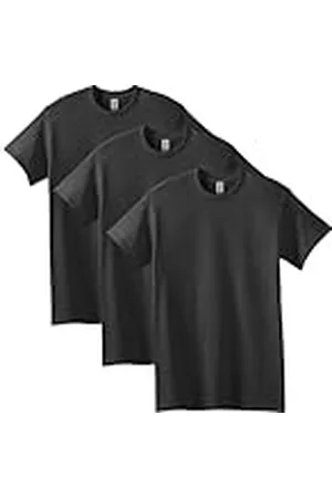 Gildan Camiseta de Algodón Grueso, Estilo G5000, para Hombre, Negro (Black), XXL