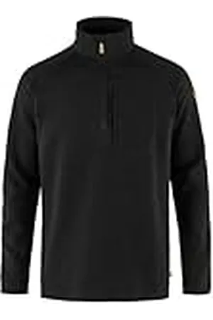 Fjällräven Fjallraven 87154-550 Övik Fleece Half Zip M Sweatshirt Hombre Black Tamaño XXL