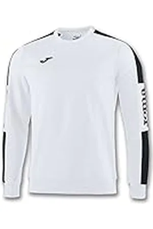 Joma 100801.201 Sudadera, Niños, Blanco/Negro, 5XS