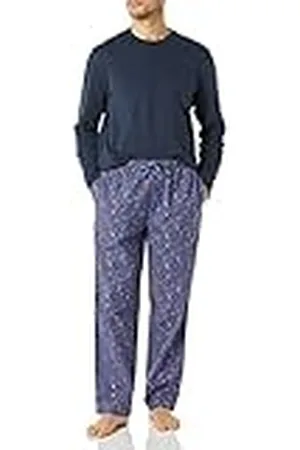 Amazon Conjunto de Pijama de Franela Suave (Disponible en Tallas Grandes) Hombre, , XS