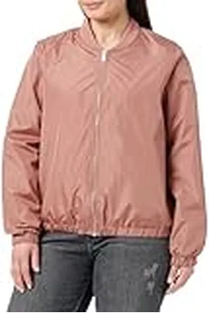 VILA Vipassion L/S New Bomber Jacket/Ka Chaqueta, Rosa Antigua, 44 Mujeres