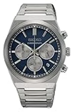 Seiko Reloj Analógico para Hombres de Cuarzo con Correa en Acero Inoxidable SSB453P1
