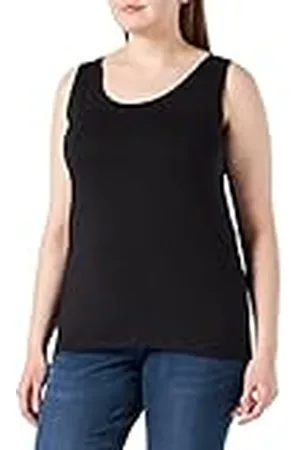 Marc O’ Polo Marc OߴPolo Mujer Top de tirantes con cuello redondo Slim fit, (Black), XXS