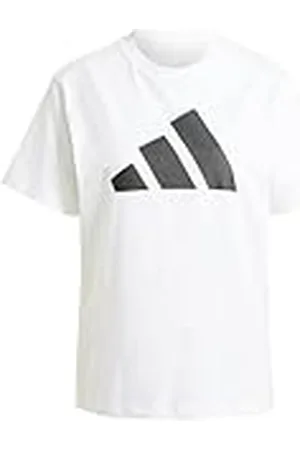 adidas Mujer PWR 3 Graphic tee, White, XXL