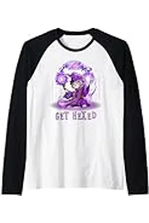 Grumpy Cat Gato gruñón mago - Ser Hexed Camiseta Manga Raglan