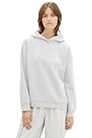 TOM TAILOR 1039825 Sudadera, 32253-Basic Light Grey, S para Mujer