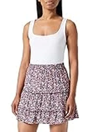 VERO MODA Vmeasy FRL Mini Skirt R1 Wvn Ga Falda, , S para Mujer