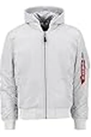 Alpha Industries Chaqueta Bomber MA-1 ZH Back EMB para Hombre Bombardero y Vuelo, , M