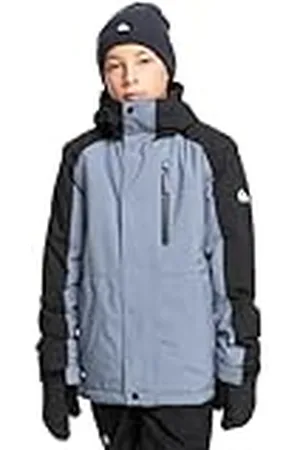 Quiksilver Mission Block Youth Jk Snow Jacket para Niño - - 10 Años