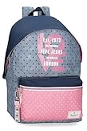 Pepe Jeans Noni Mochila Escolar Multicolor 31x42x17,5 cms Poliéster 22,79L by Joumma Bags
