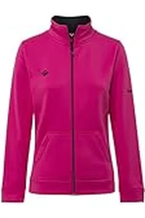 Izas Esla Sudadera con Cremallera, Mujer, Fuxia / Negro, XS