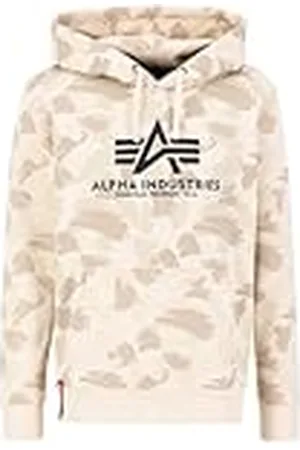 Alpha Industries Sudadera con Capucha Basic Hombre, , XS