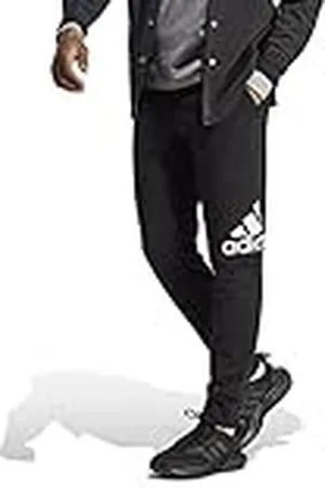 adidas Hombre Essentials French Terry Tapered Cuff Logo Pants, , M