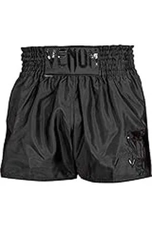 Venum Pantalones Cortos clásicos de Muay Thai Negro, Hombre, 42