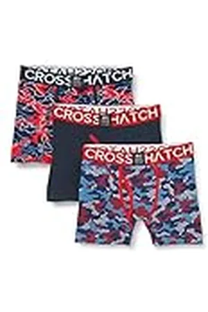Crosshatch Linamo Bóxer, , L (Pack de 3) para Hombre