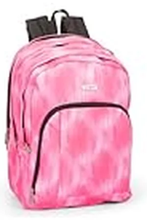 COMIX Mochila escolar media, primaria y superior para niñas y chicas, respaldo acolchado y reforzado, correas ajustables, 3 compartimentos principales, bolsillo frontal, 32 x 43 x 23 cm, fucsia