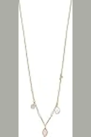 Emporio Armani Collar de mujer de latón EGS3117710, Length: 380MM+70MM, Width: 6.6MM, Height: 10.8MM, Latón, No es una piedra preciosa